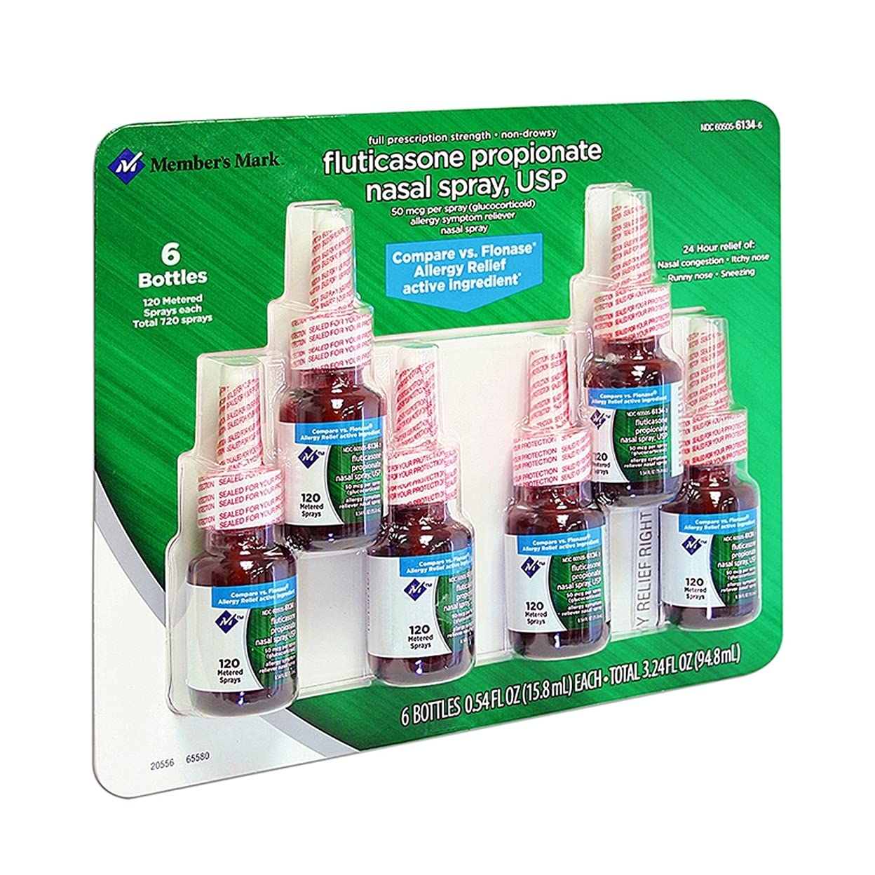 Members Mark Fluticasone Propionate Nasal Spray (6 pk, 0.54 fl. oz. Bottle) Gallery image 3