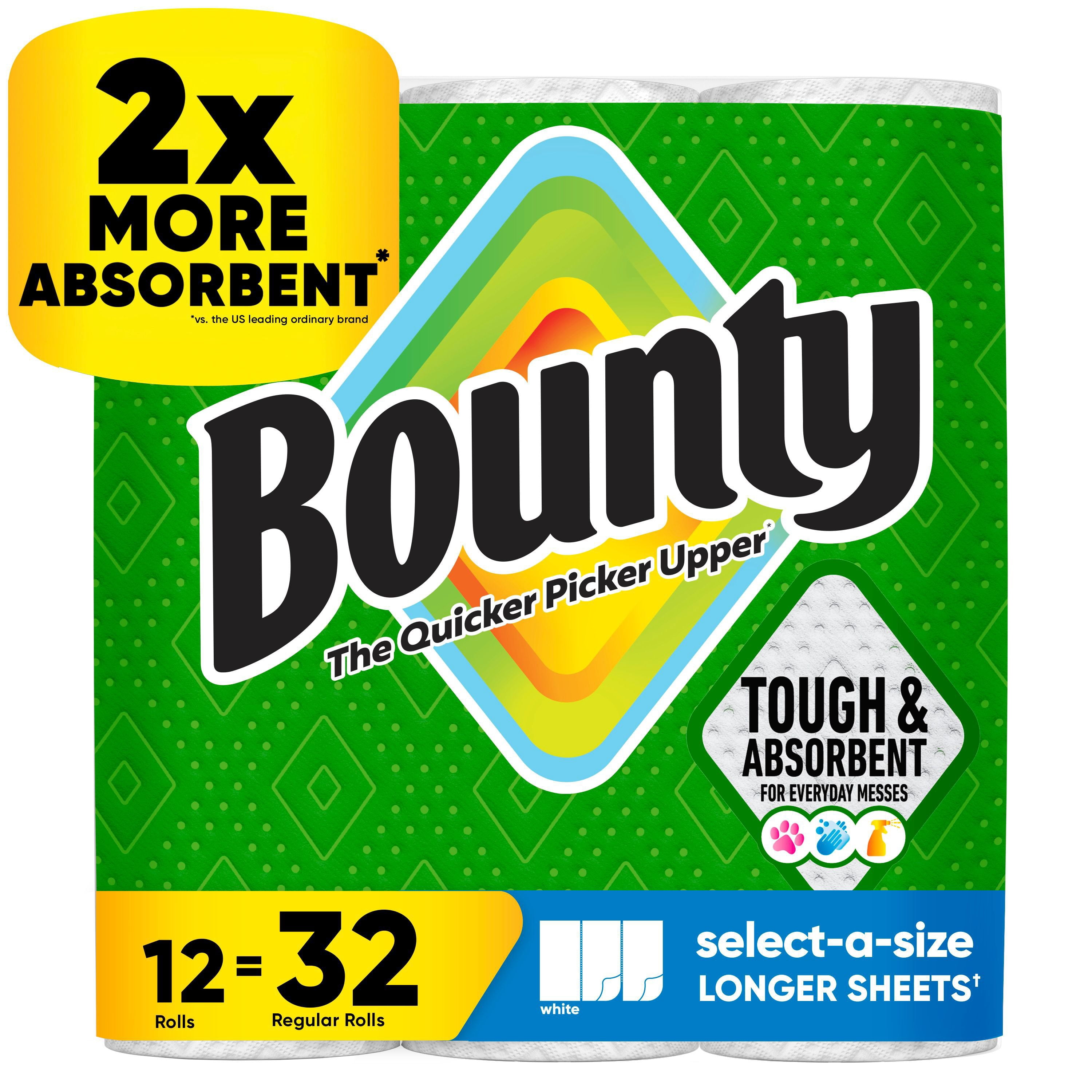 Bounty Select-A-Size 2-Ply Paper Towels, 12 Rolls, 110 Sheets/Roll Primary image