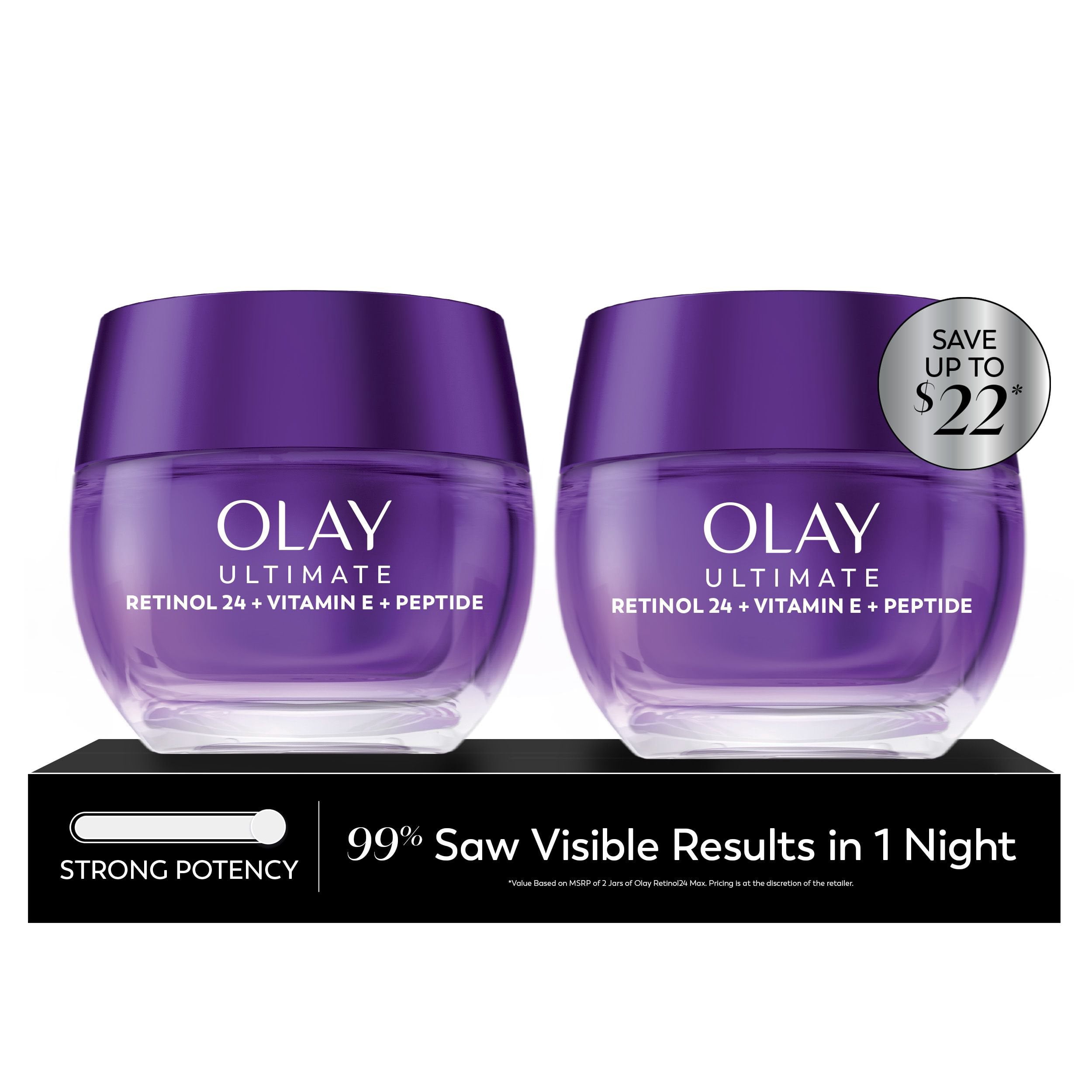 Olay Ultimate Night Moisturizer, 1.7 oz., 2 pk. Primary image