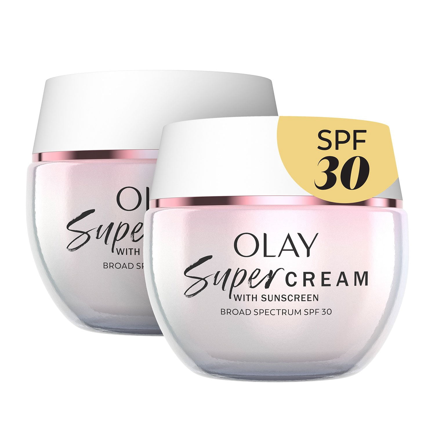 Olay Super Cream Facial Moisturizer with SPF 30, 1.7 oz., 2 pk. Primary image