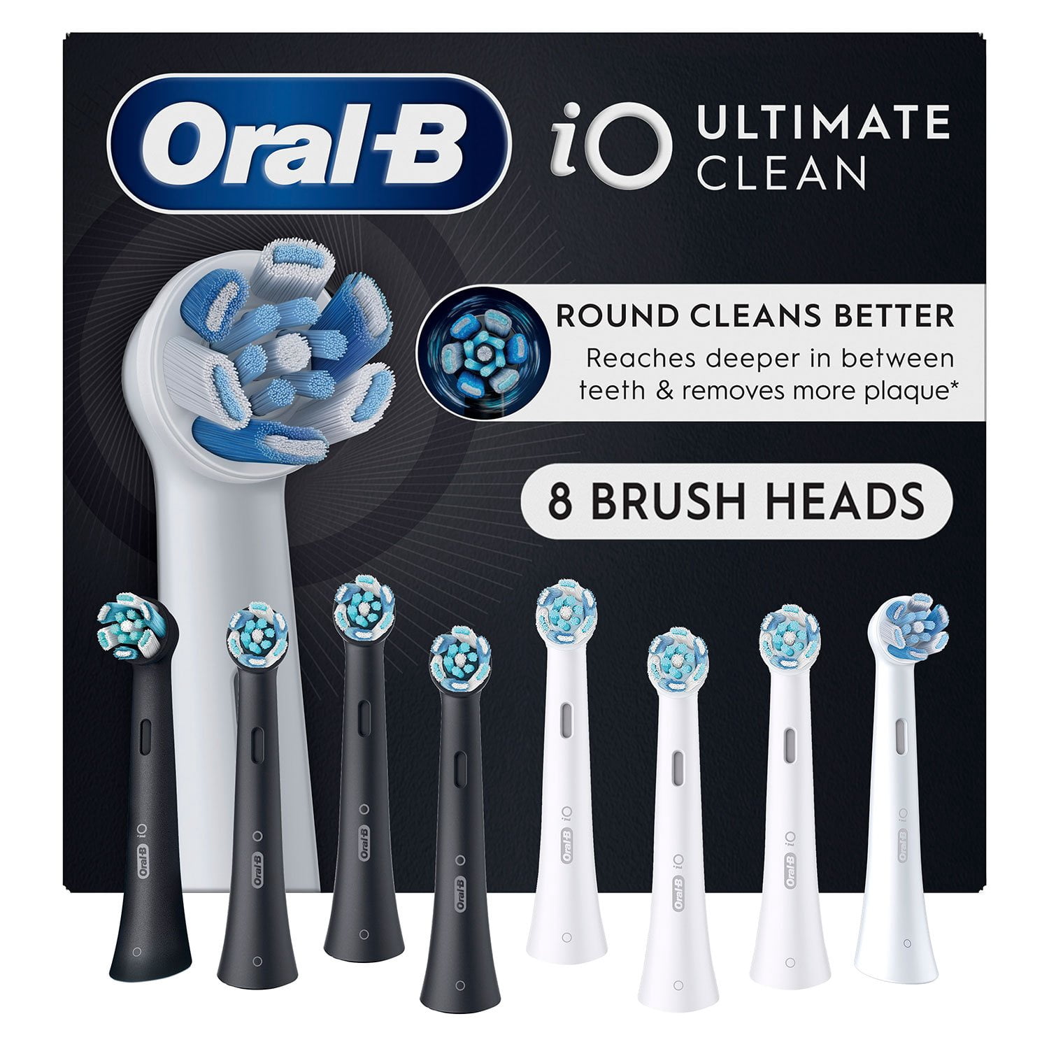 Oral-B iO Series Replacement Brush Heads, Ultimate Clean, 8 ct. Primary image