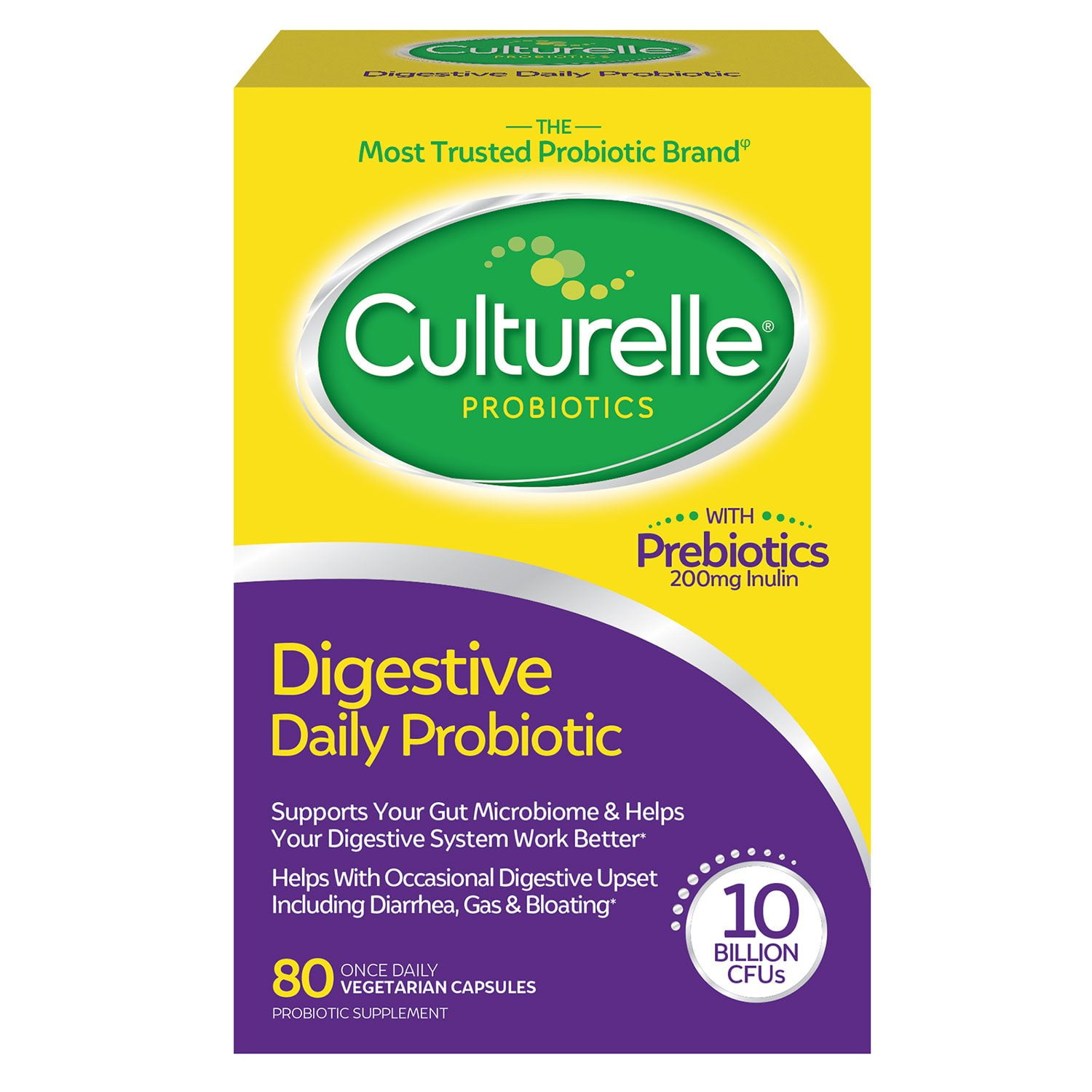 Culturelle Digestive Daily Probiotic Capsules, 80 ct. Primary image