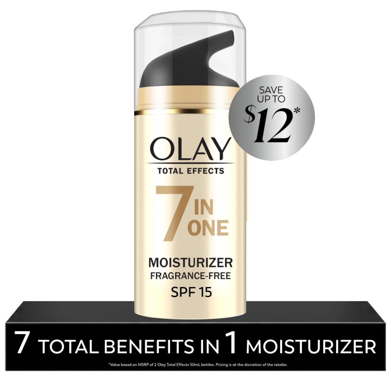 Olay Total Effects Moisturizer with Sunscreen SPF 15, 3.4 fl. oz. Primary image