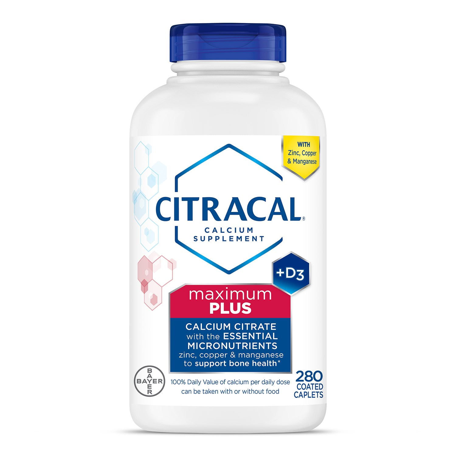 Citracal Maximum Plus Calcium Citrate + D3, 280 ct. Primary image