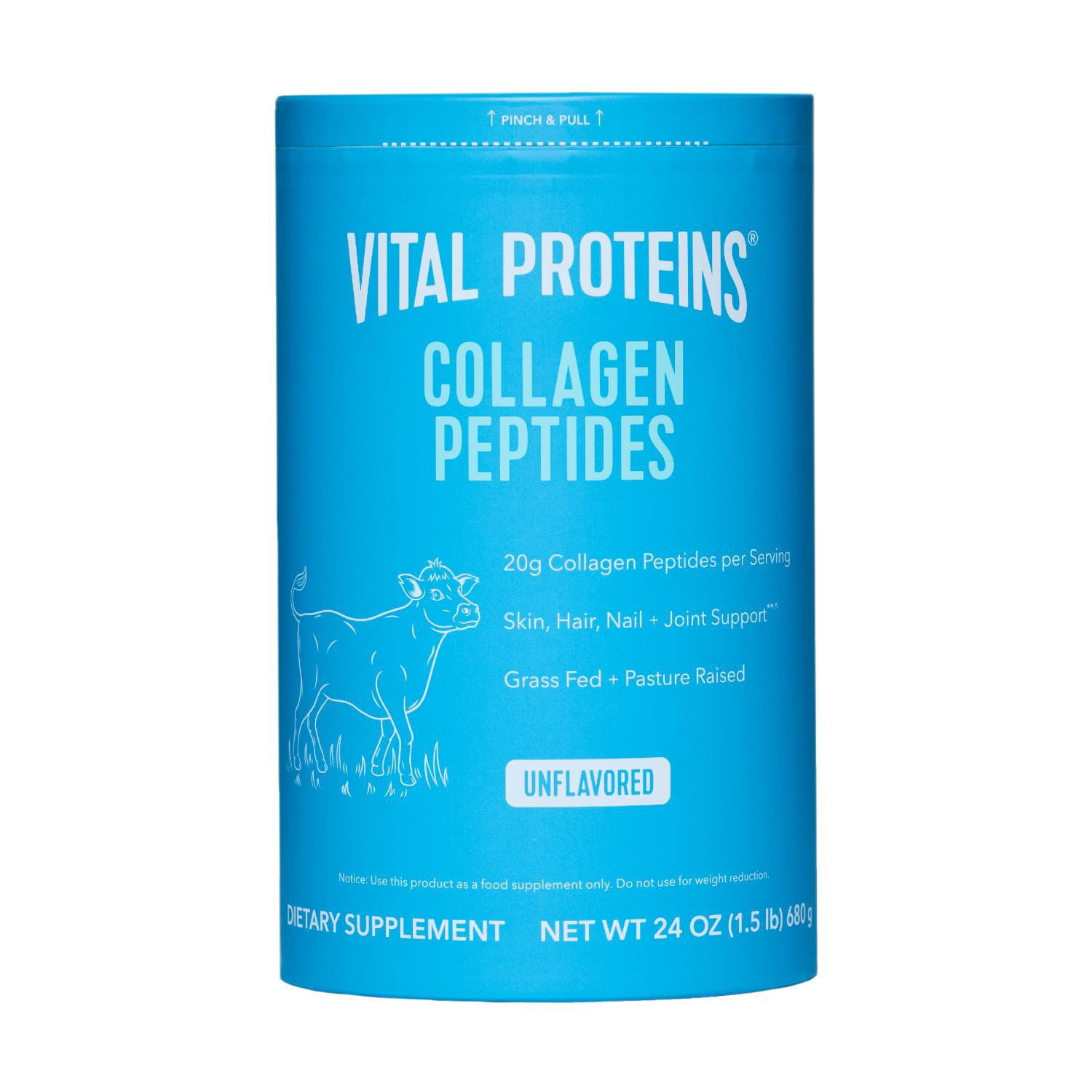 Vital Proteins Collagen Peptides Powder, Unflavored, 24 oz. Primary image