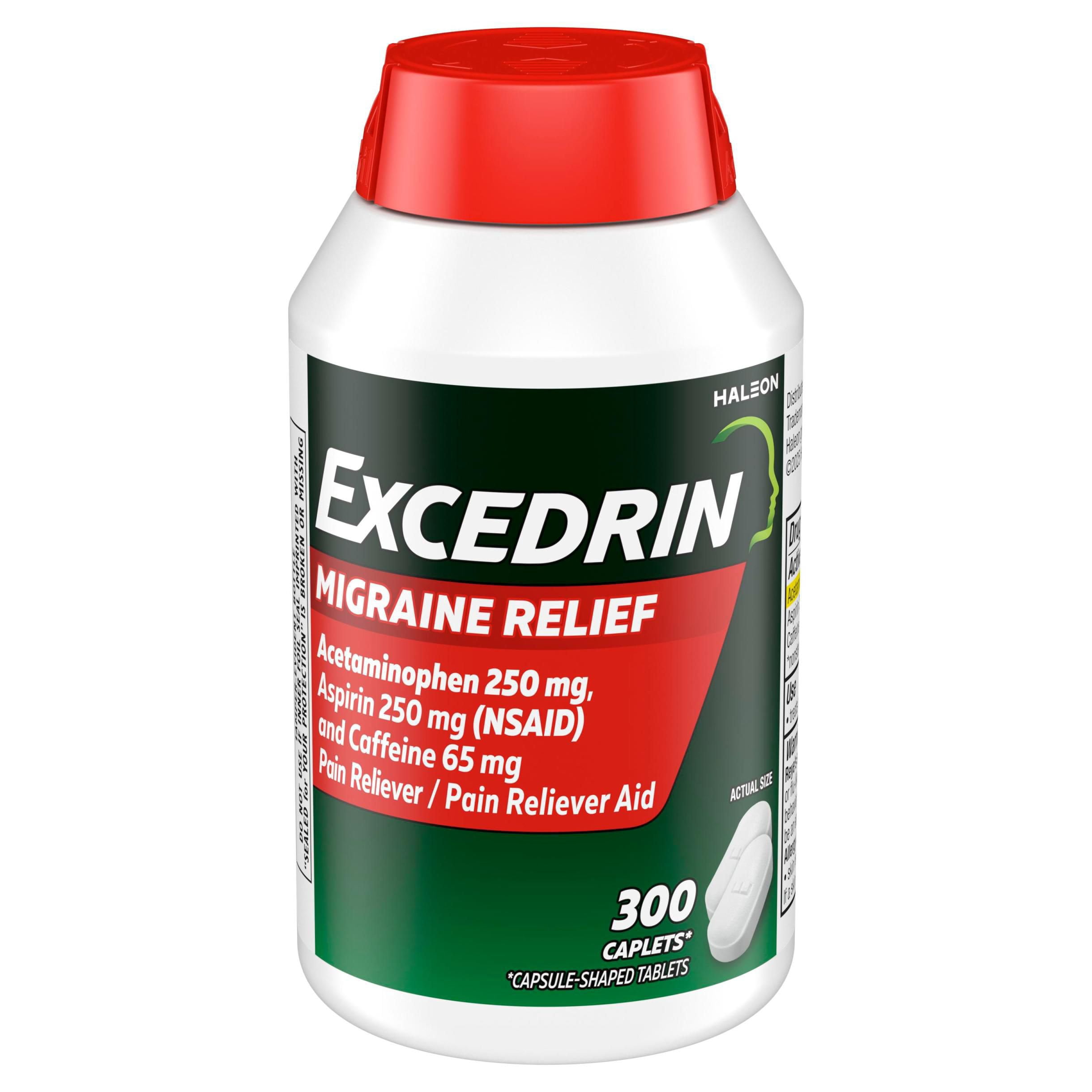 Excedrin Migraine Caplets, 300 ct. Primary image