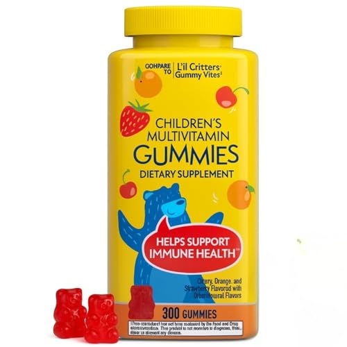 Member_Mark Children's Multivitamin Gummies | Assorted Fruit Flavors, 300 ct. | Children’s Daily Multivitamin Supplement | Natural Fruit Flavors | by R&C Store Primary image