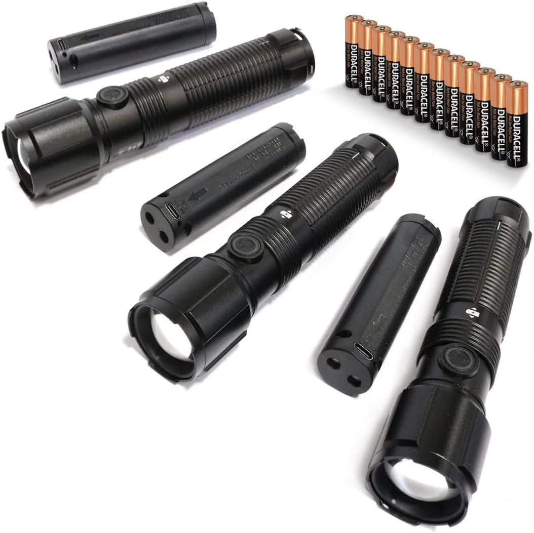 Member's Mark 3-PC 1700 Lumen Dual Power LED Flashlight Set Primary image