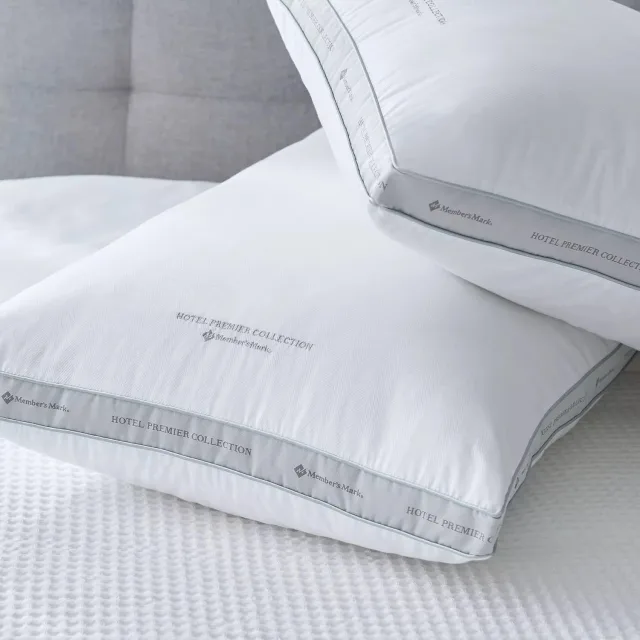 Member's Mark Hotel Premier Collection Bed Pillows, King (Pack of 2) Gallery image 2