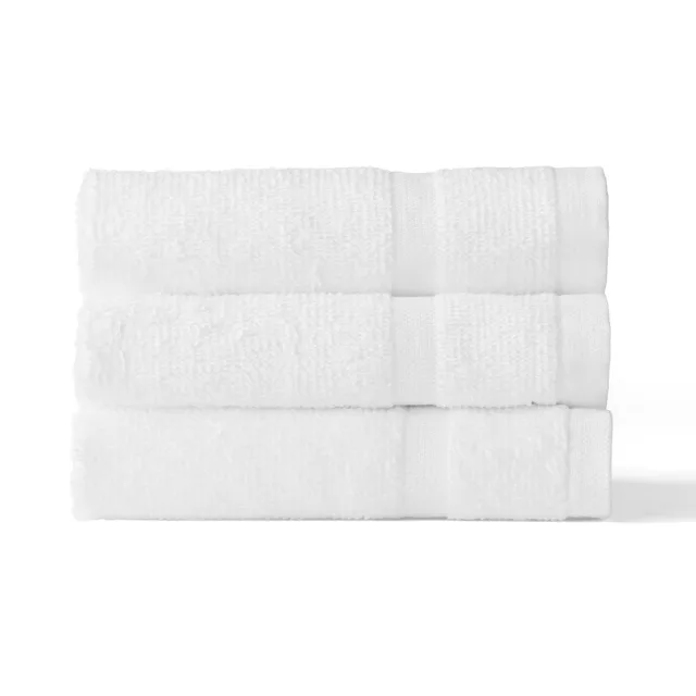 Member's Mark Commercial Washcloth, White (Set of 24) Gallery image 2